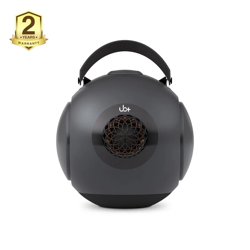 Enceinte Bluetooth UB+ dB1 doubleBASS grise vue de face