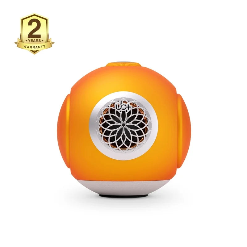 Enceinte Bluetooth UB+ dB mini orange vue de face