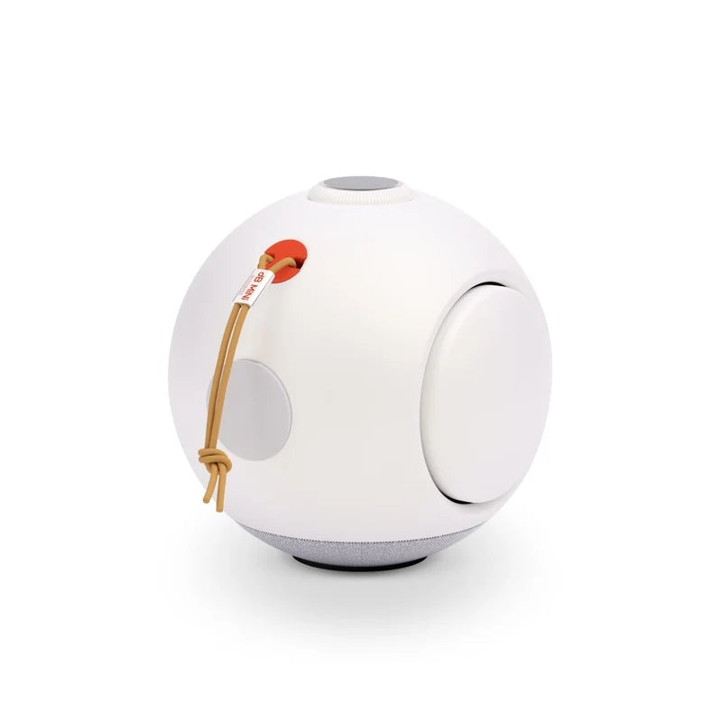 Enceinte Bluetooth UB+ dB mini blanche vue de côté