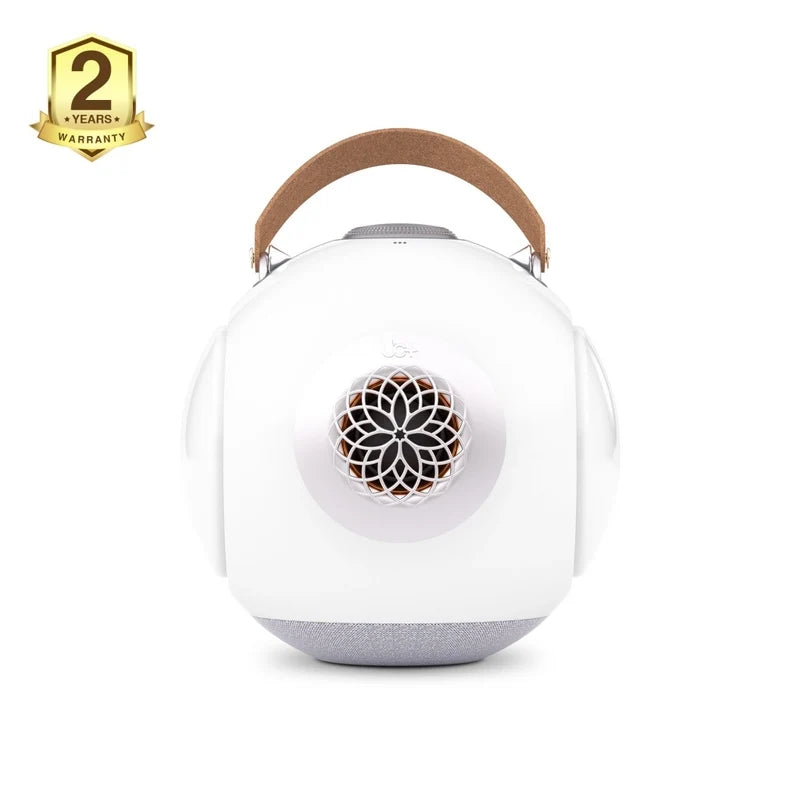 Enceinte Bluetooth UB+ dB1 doubleBASS blanche vue de face